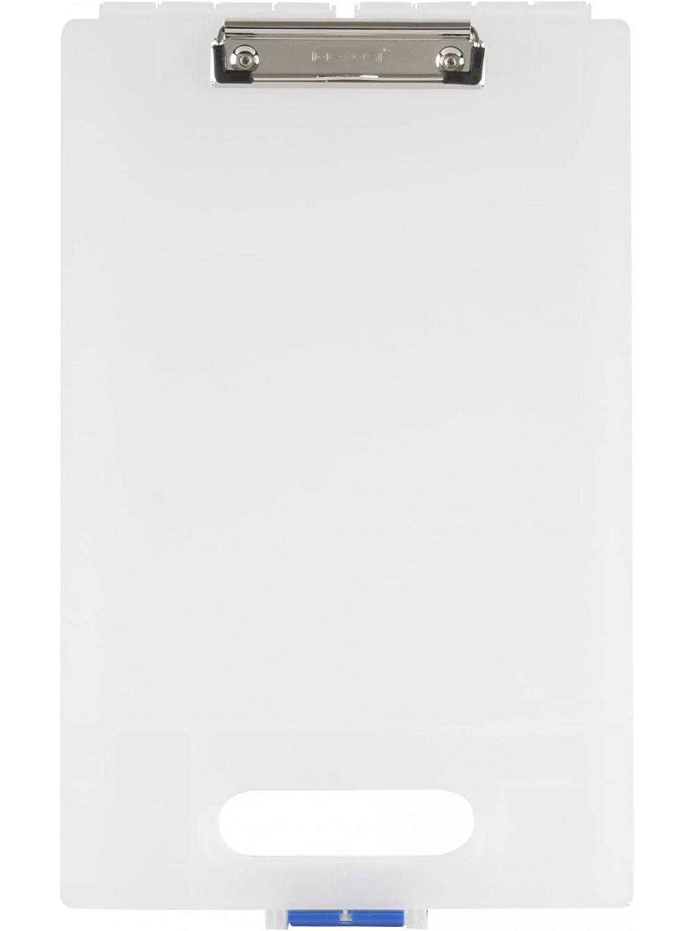 Папка-планшет Dexas Клипкейс-1 с клипсой А4 Белый