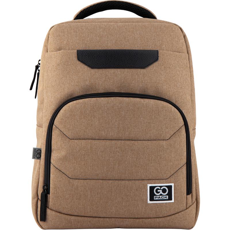 Рюкзак GoPack Сity 41x29x12 см 15 л Бежевый (GO20-144M-1)
