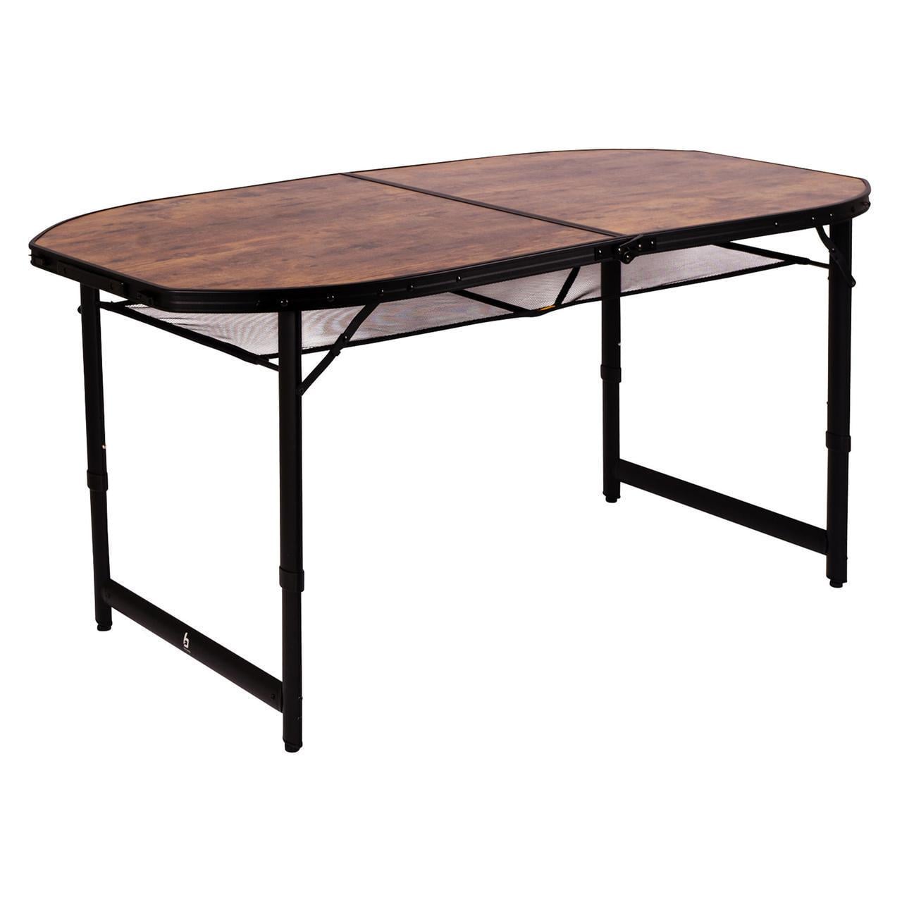 Стол Bo-Camp Woodbine Oval 150x80 см Black/Wood look (1404230) Стол Bo-Camp Woodbine Oval 150x80 см Black/Wood look (1404230)