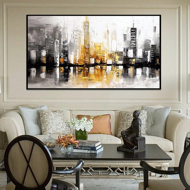 Картина на холсте ArtSale Городской пейзаж 60х80 см sity0008