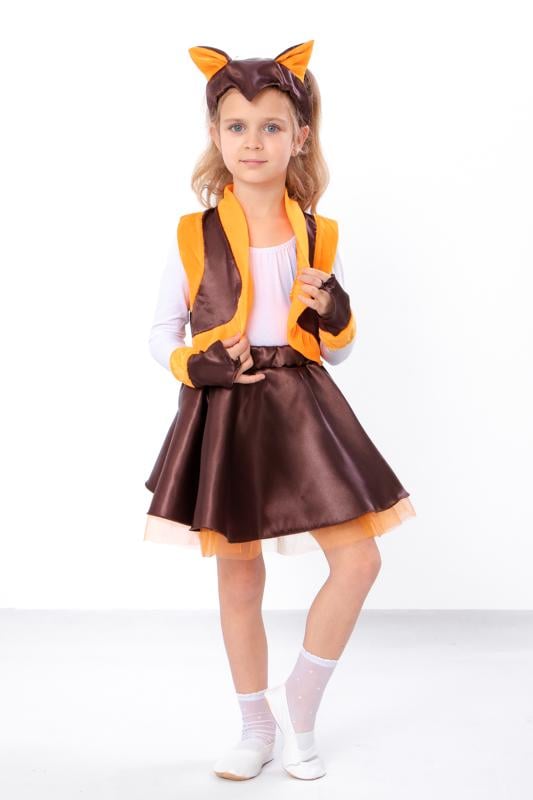 Новорічний костюм Носи Своє Білочка 104 см Коричневий (7012)