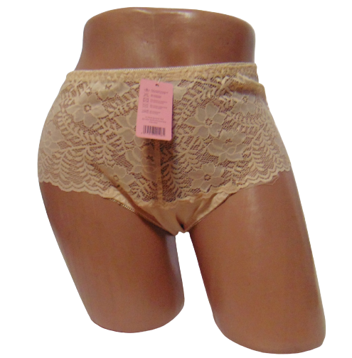 Женские трусы хлопковые Teyi 30006 4XL Бежевый (1801802832)