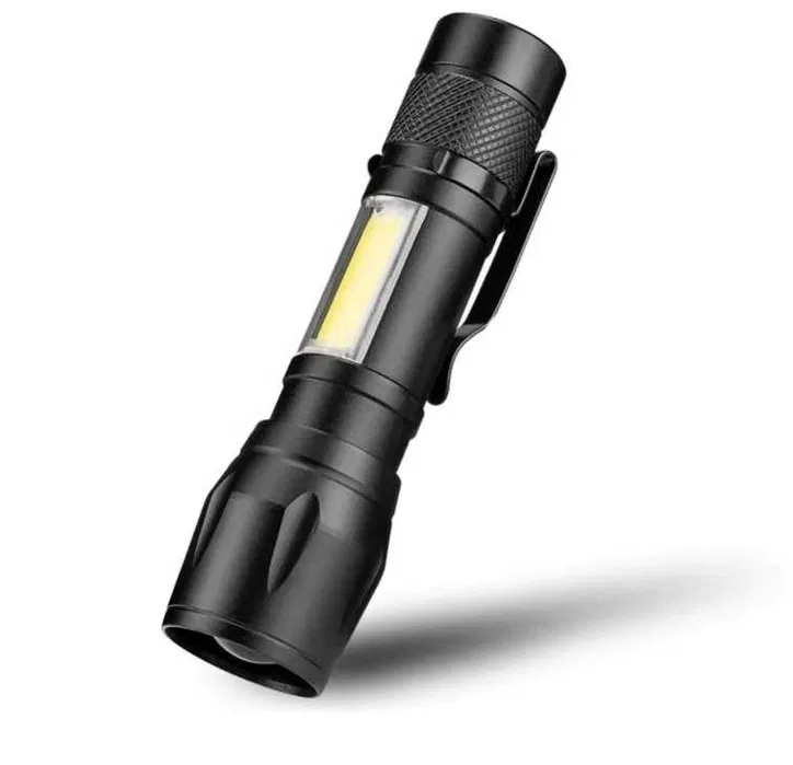 Ліхтар ручний металевий з USB в кейсі (4702) Ліхтар ручний металевий з USB в кейсі (4702)