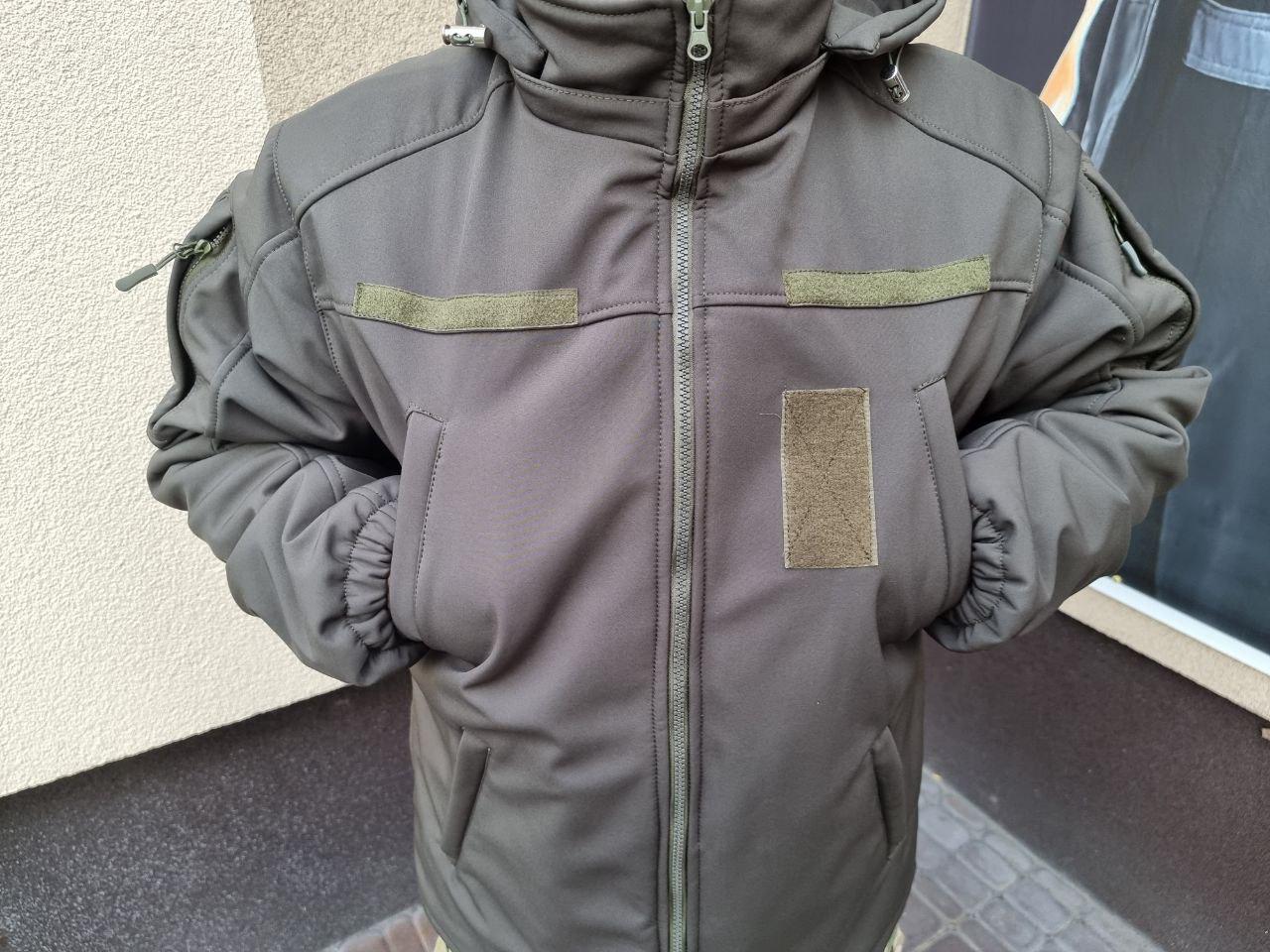 Зимняя куртка Hardshell XL Олива (MR56324) - фото 3 Зимняя куртка Hardshell XL Олива (MR56324) - фото 3