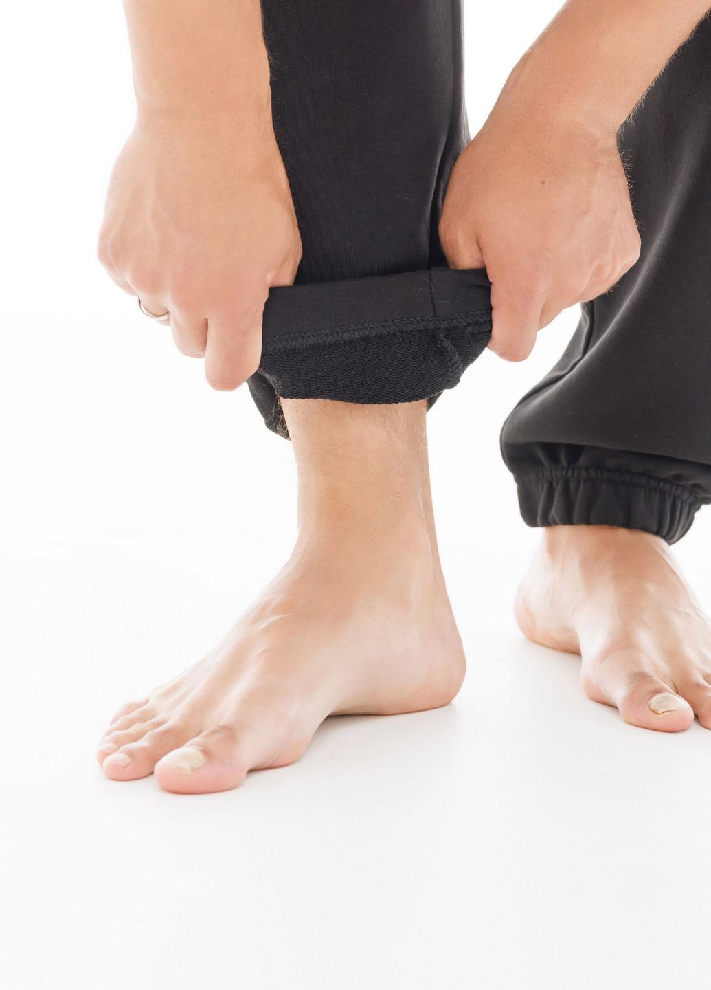 Штаны базовые мужские Наталюкс с карманами трехнитка L Черный (3715173290931) - фото 4 Штаны базовые мужские Наталюкс с карманами трехнитка L Черный (3715173290931) - фото 4