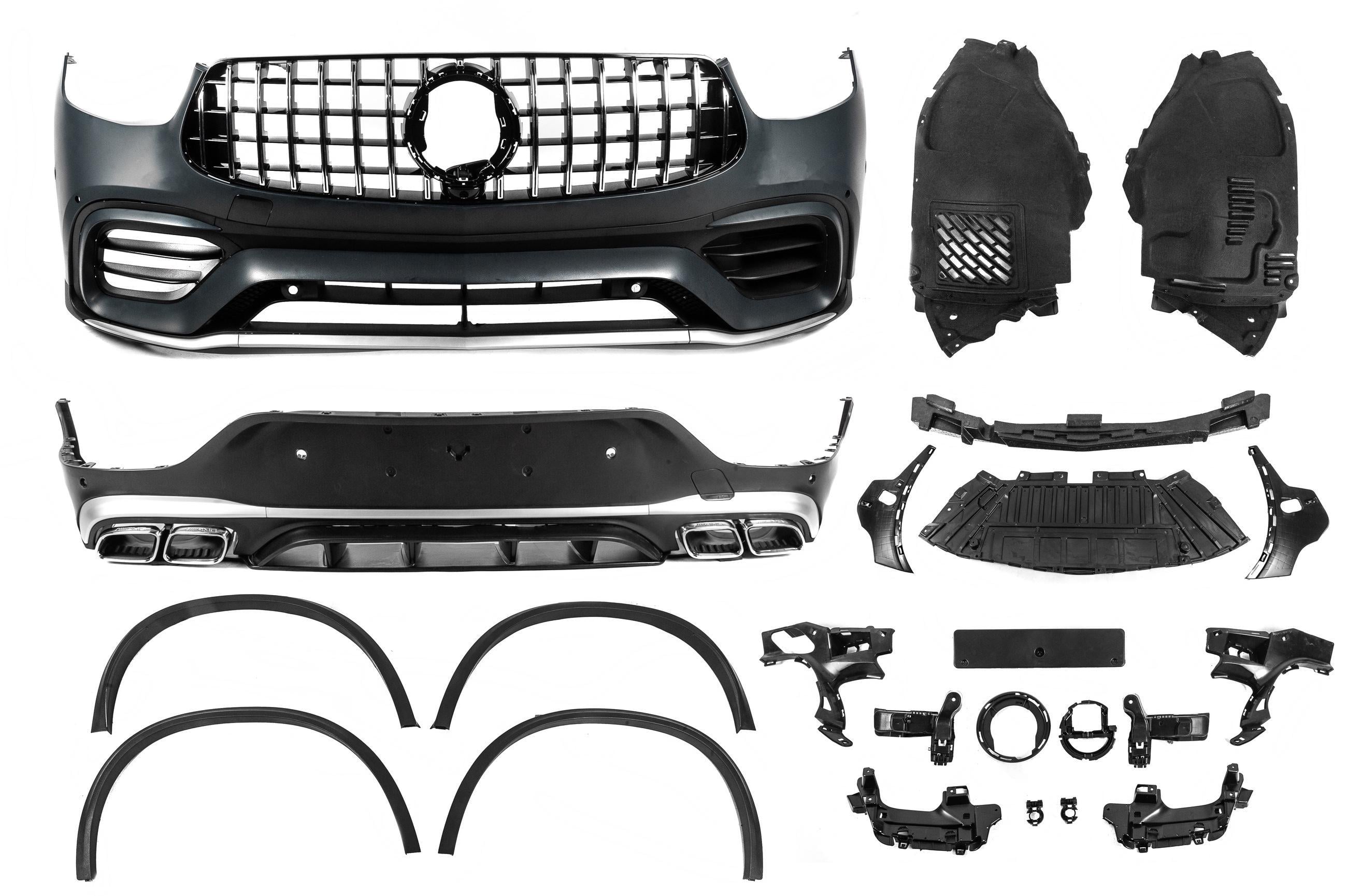 Комплект обвесов GBT 2020-2022 гг. GLC63 AMG для Mercedes GLC coupe C253 abs-пластик (127906)