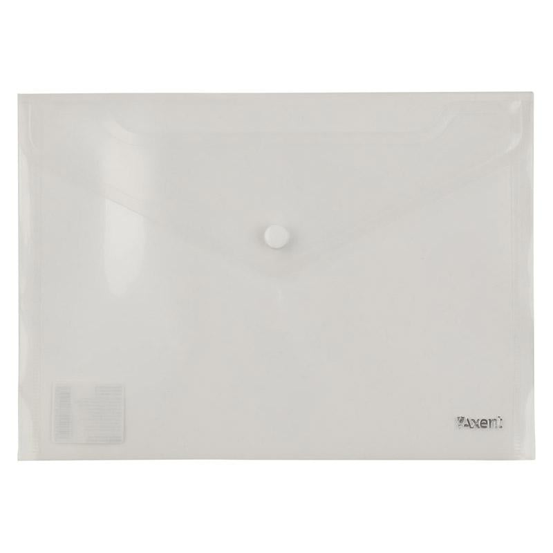 Папка Axent на кнопке А5 полипропилен Прозрачный (1522-27-a)