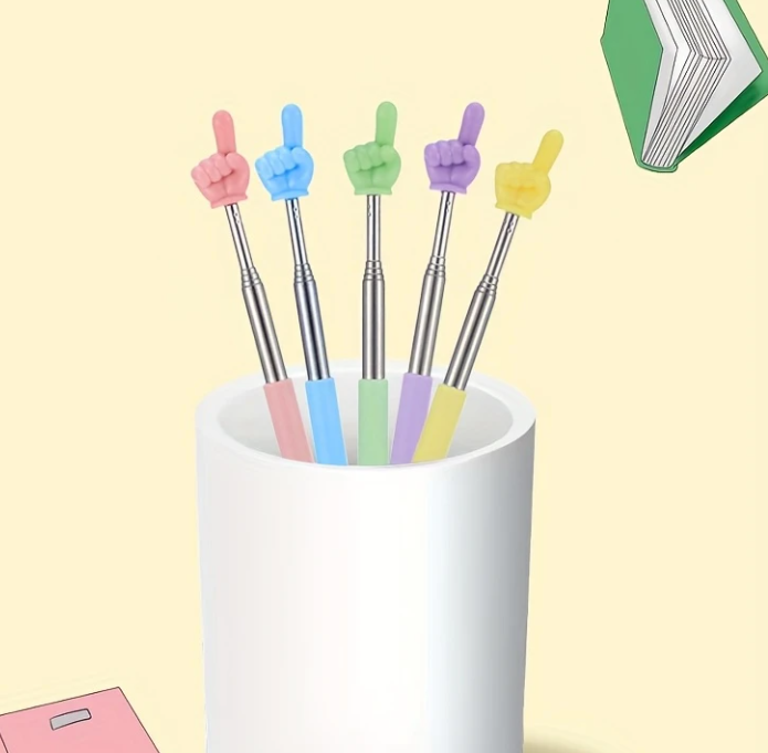 Указка для презентації телескопічна портативна багатофункціональна (Н-1901) - фото 5