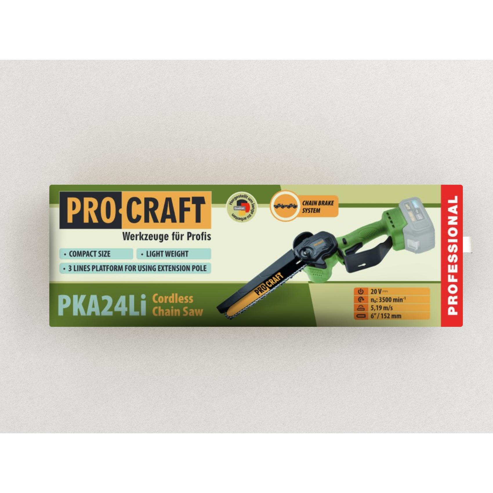 Пила мини аккумуляторная ProCraft PKA24Li без АКБ и зп (00000009856) - фото 2 Пила мини аккумуляторная ProCraft PKA24Li без АКБ и зп (00000009856) - фото 2