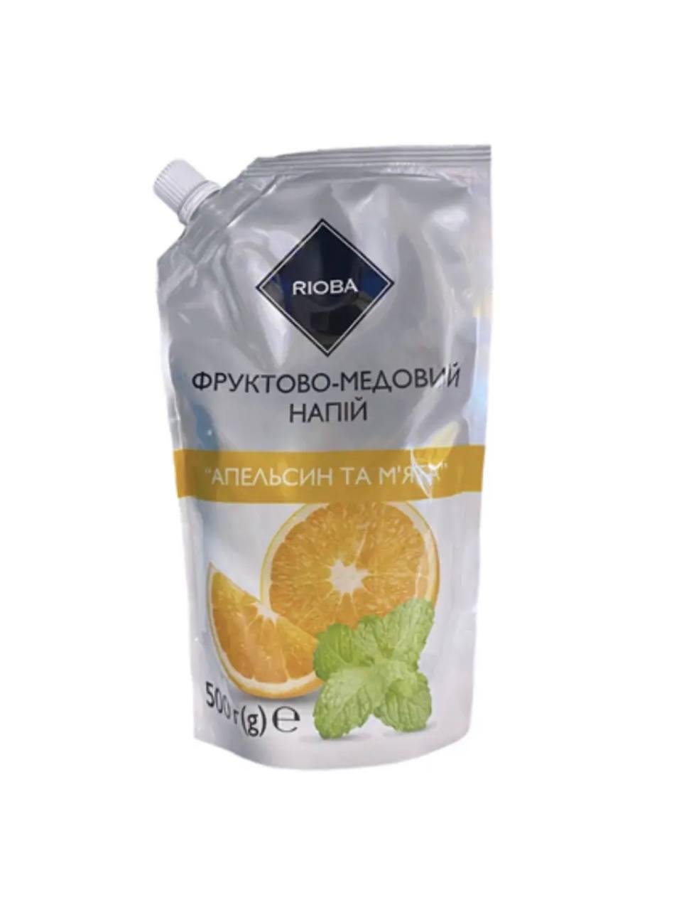 Чай фруктово-медовий Rioba апельсин та м'ята 500 г (09749)