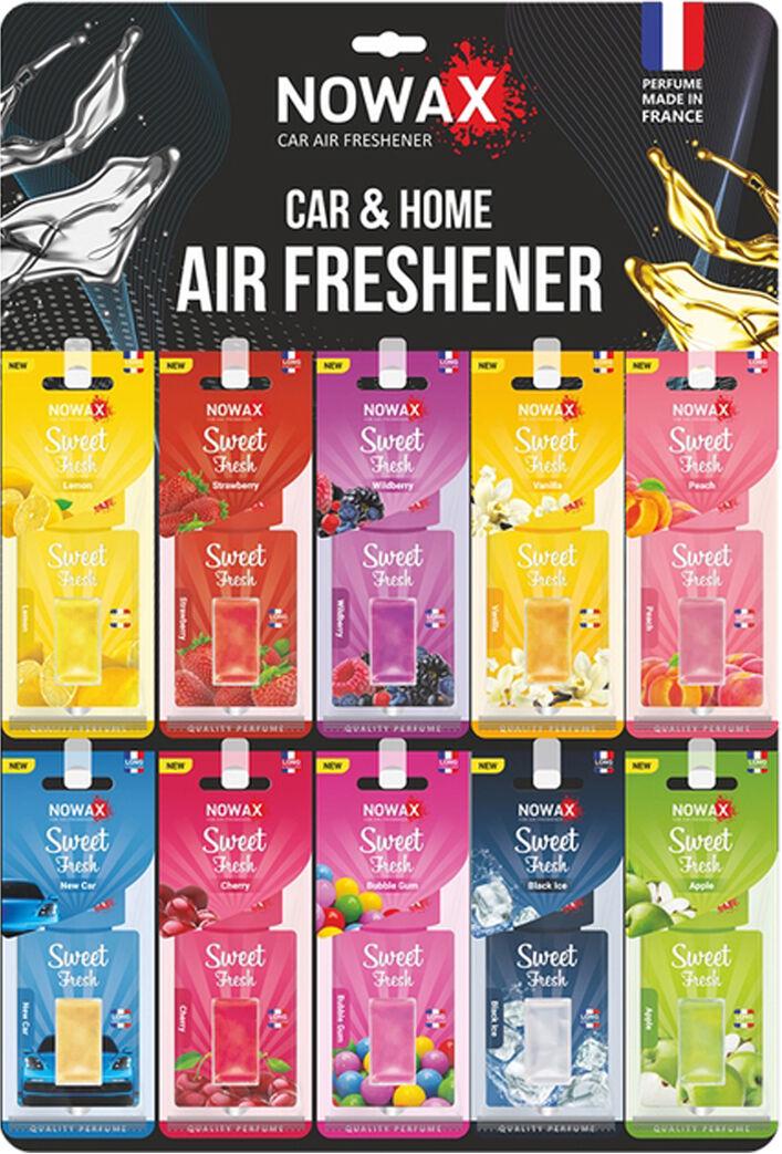 Ароматизатор Nowax Sweet Fresh New MIX NX00131 жидкая карта 40 шт. (0316678)