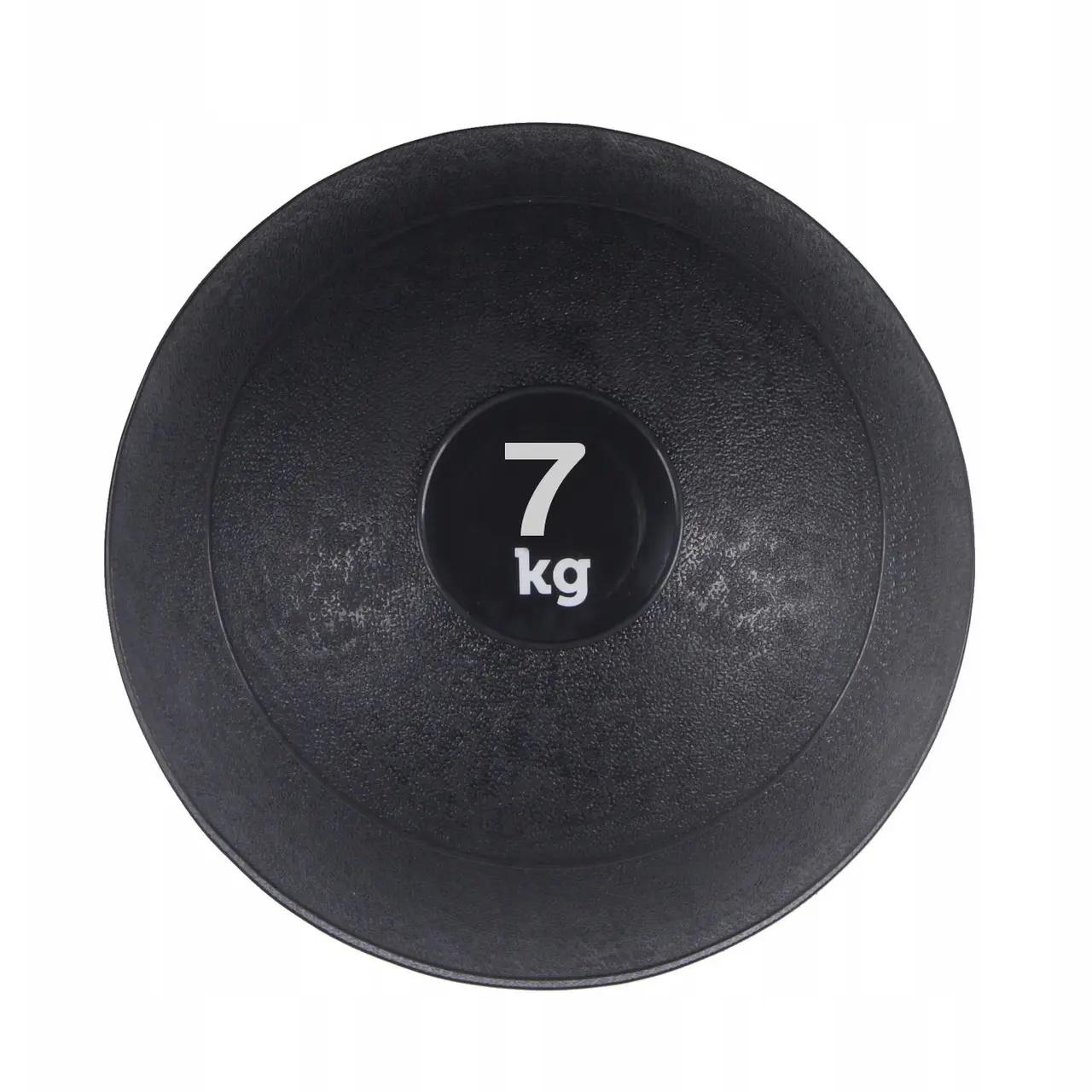 Слэмбол медицинский мяч для кроссфита SportVida Slam Ball 7 кг SV-HK0198 Black