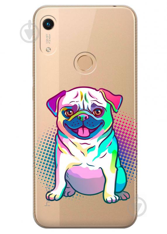 Прозрачный силиконовый чехол iSwag для Huawei Honor 8A Pro с рисунком - Мопс (M1407) Прозрачный силиконовый чехол iSwag для Huawei Honor 8A Pro с рисунком - Мопс (M1407)