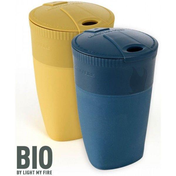 Набор посуды Light My Fire Pack-up-Cup BIO 2-pack Yellow/Blue (1033-LMF 2423911413)