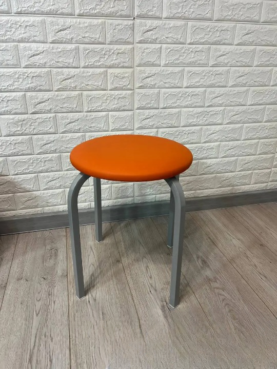 Табурет кухонний Стандарт 30х45 см Помаранчевий/Сірий (28373974)