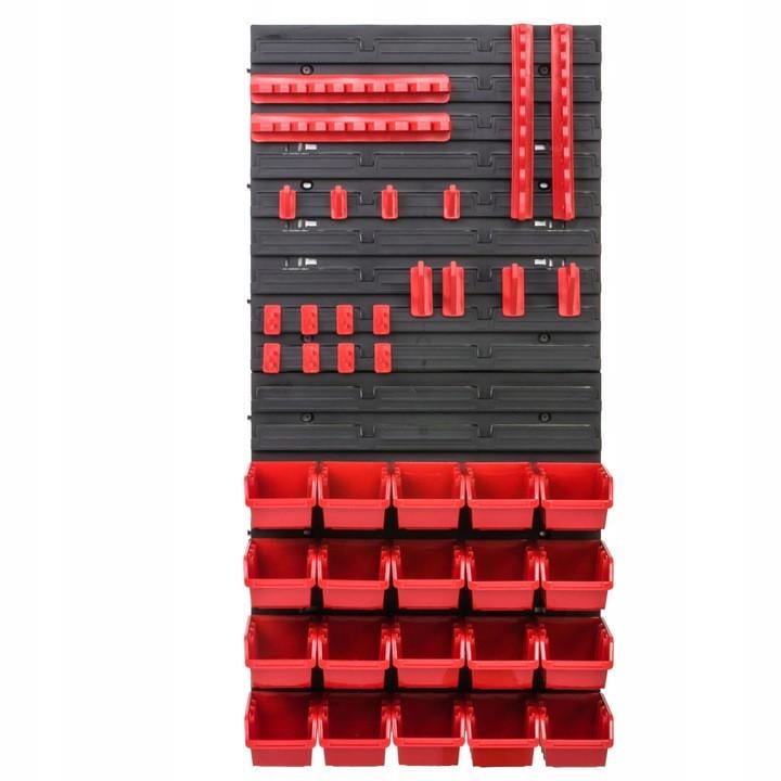 Панель для инструментов Kistenberg перфорированная 39х78 см 20 контейнеров (MIX544)