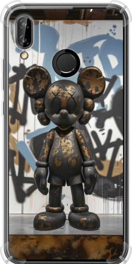 Чехол на Huawei P20 Lite Bronze kaws v2 (6098sp-1410-42517)