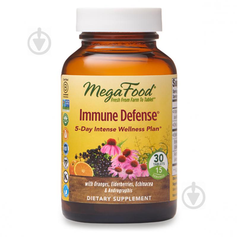 Иммунная защита, Immune Defense, MegaFood, 30 таблеток