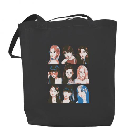 Шоппер Twice 37x41 см Темно-серый (15678562-28-193443) Шоппер Twice 37x41 см Темно-серый (15678562-28-193443)