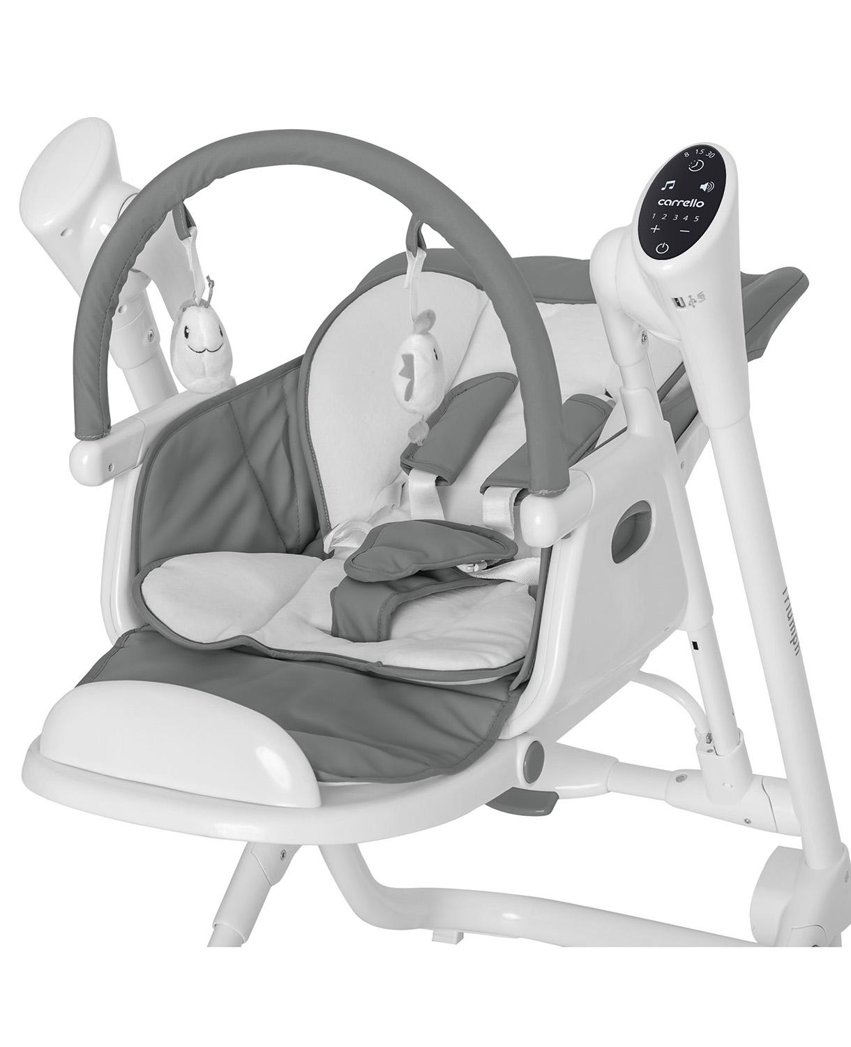 Стілець-гойдалка Carrello Triumph Palette Grey (CRL-10302) - фото 4 Стілець-гойдалка Carrello Triumph Palette Grey (CRL-10302) - фото 4