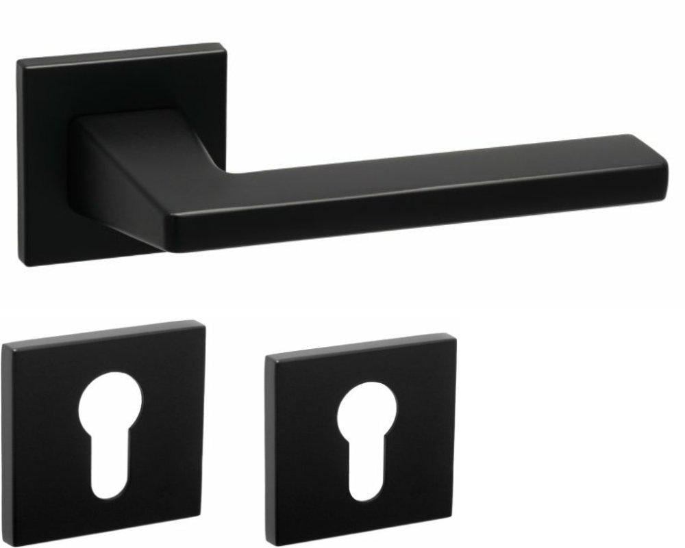 Ручки Safita Level HS LT MB накладка под цилиндр Черный матовый (15320pz)