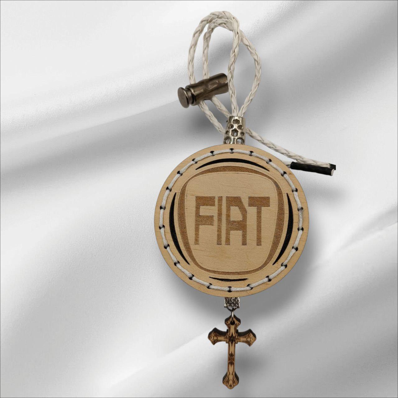 Ароматизатор для авто Fiat из дерева/войлока и аромапарфюм 10 мл (27083331)