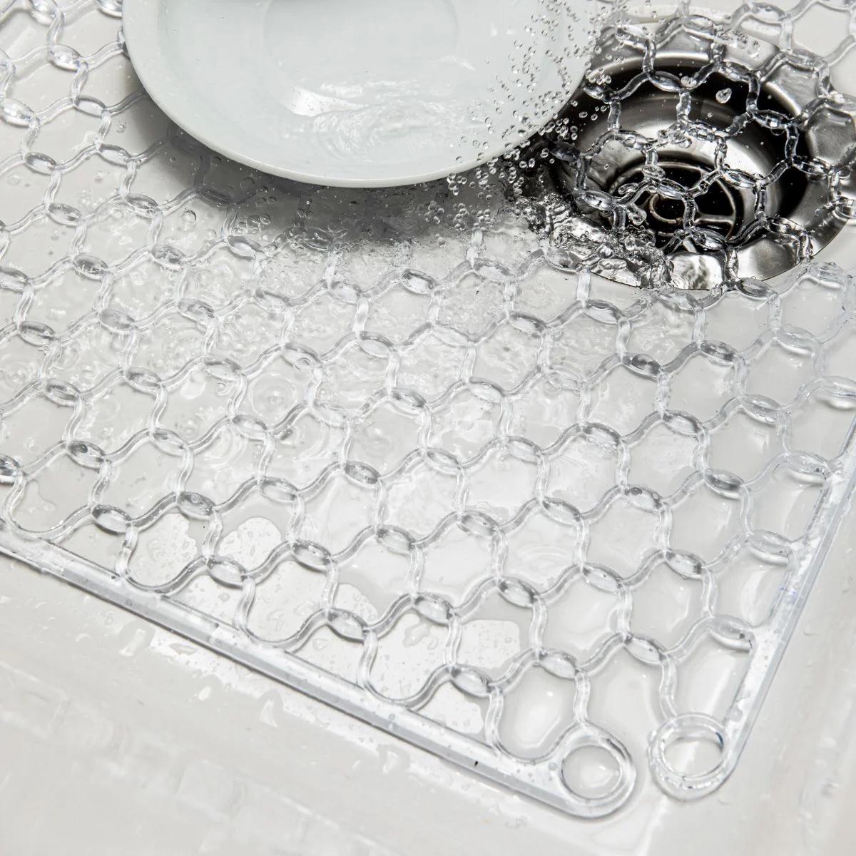 Коврики для раковины Homla EASY CLEAN 32х32 см Прозрачный (233716) - фото 4