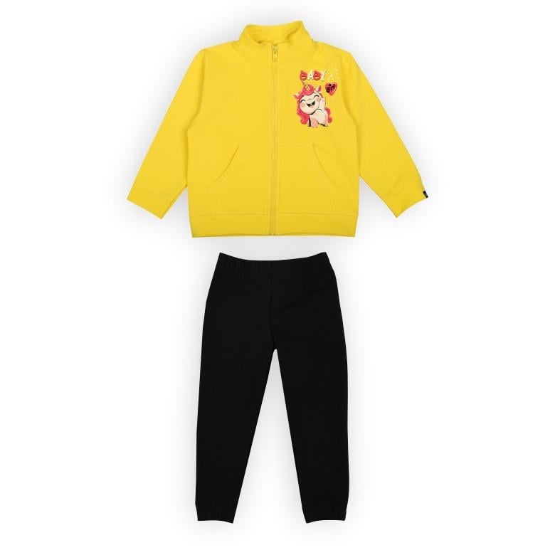 Костюм детский для девочки Gabbi KS-24-2 86 см Желтый (13896)