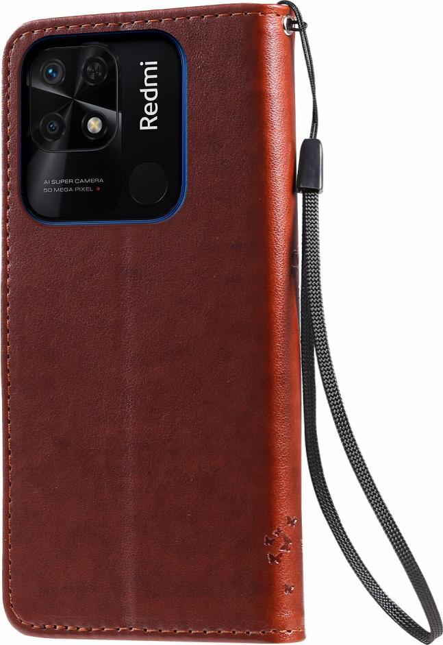 Чехол книжка Xiaomi Redmi 10C Кот и Дерево Brown (30495-30) - фото 2 Чехол книжка Xiaomi Redmi 10C Кот и Дерево Brown (30495-30) - фото 2