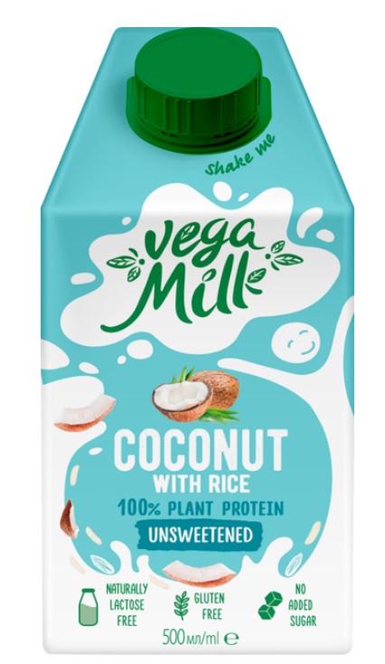 Напій кокосовий Vega Milk з рисом тетра-пак 0,5 л (2671435621)