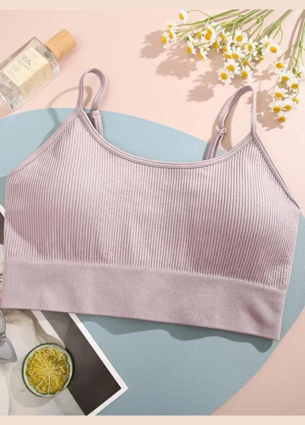 Топ спортивный женский Sport Comfort A002 в рубчик L Кофейный (1944-46-02) - фото 7