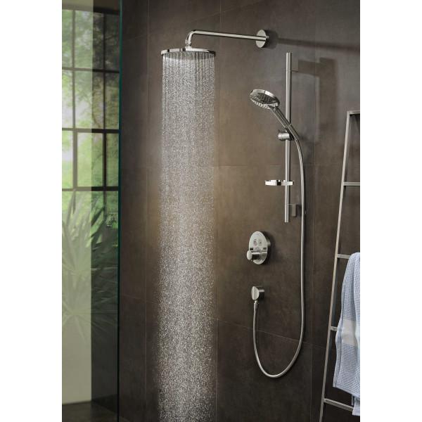 Верхний душ Hansgrohe RAINDANCE S 27607000 240 мм с кронштейном Хром (112080) - фото 3