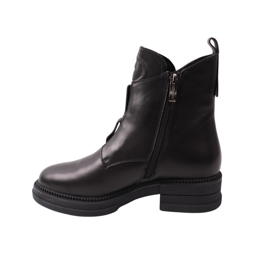 Ботинки женские Geronea из кожи р. 36 Черный (978-22ZHC)
