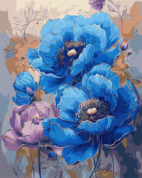 Картина по номерам Идейка Симфония цветов с красками металлик 40x50 см (Id-KHO3275)