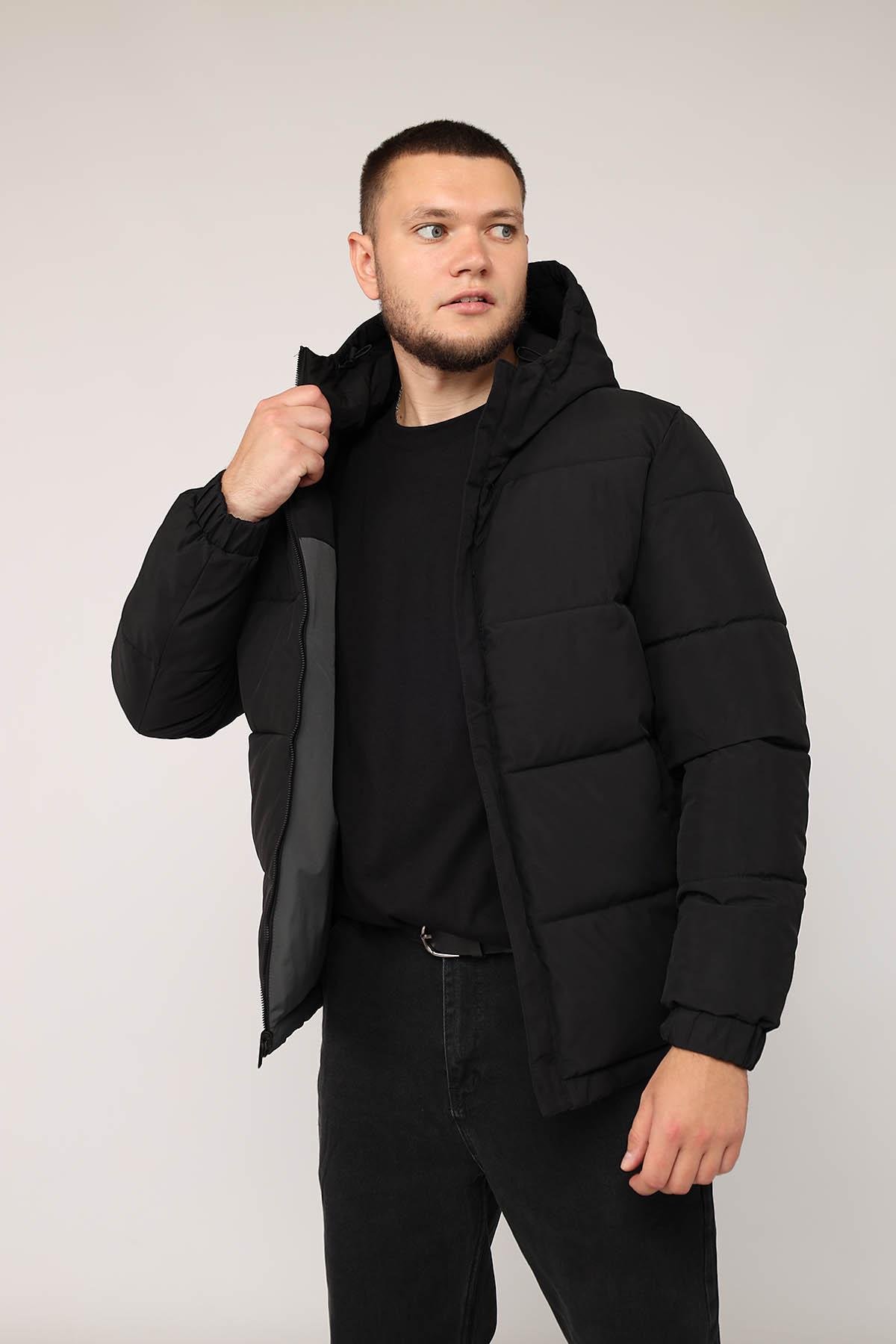 Куртка мужская двусторонняя ЦБ-00276127 р. 54 Темно-Серый (28422205) - фото 7 Куртка мужская двусторонняя ЦБ-00276127 р. 54 Темно-Серый (28422205) - фото 7