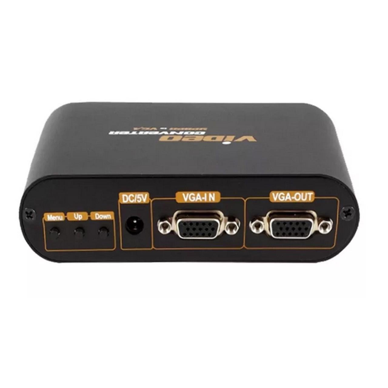 Перетворювач компонентного відеосигналу Lenkeng LKV7600 зі стерео аудіо на VGA зі стерео аудіо (000000825)