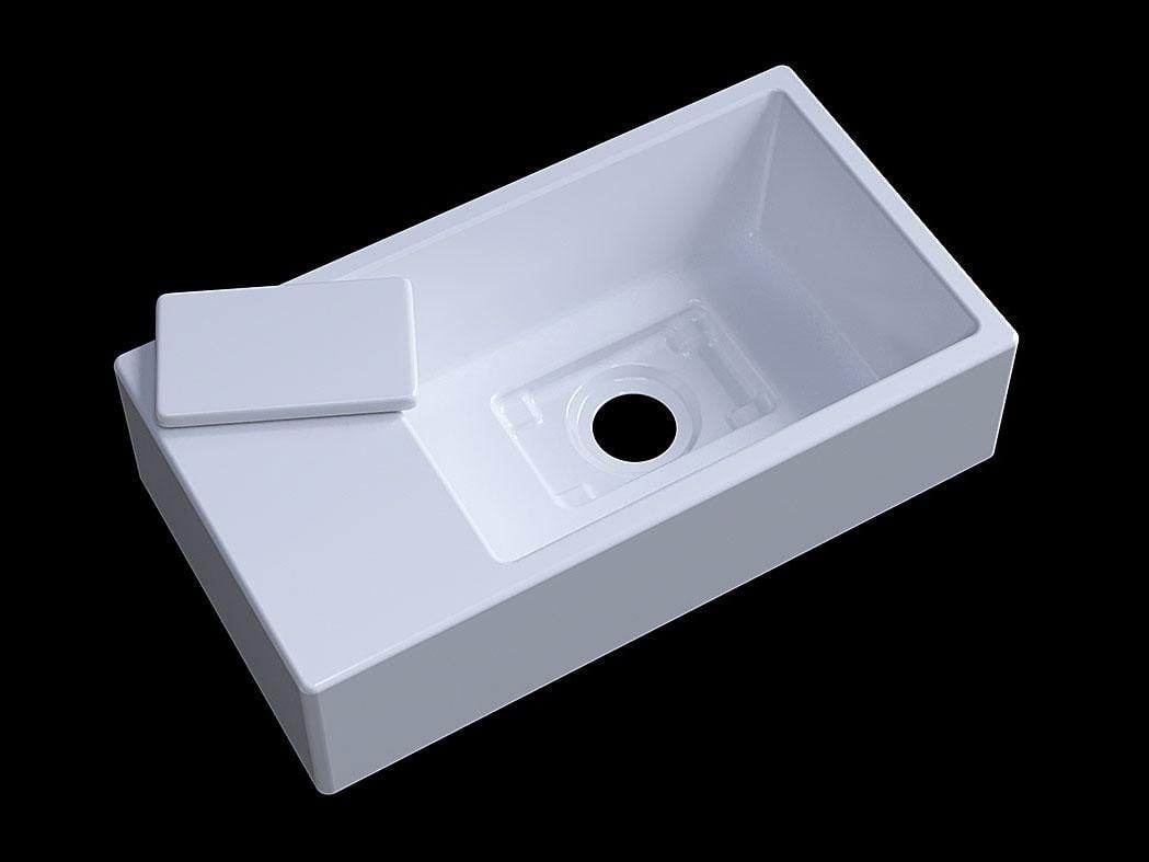 Умывальник подвесной Status Savay L White (727) - фото 8