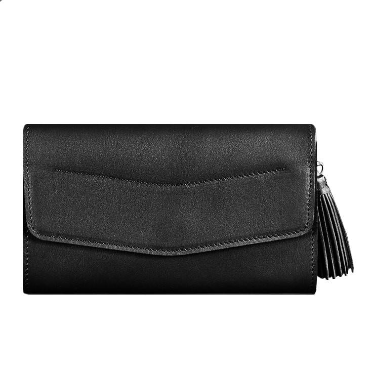 Жіноча сумка шкіряна Еліс Вугільно-чорний (A-026849)