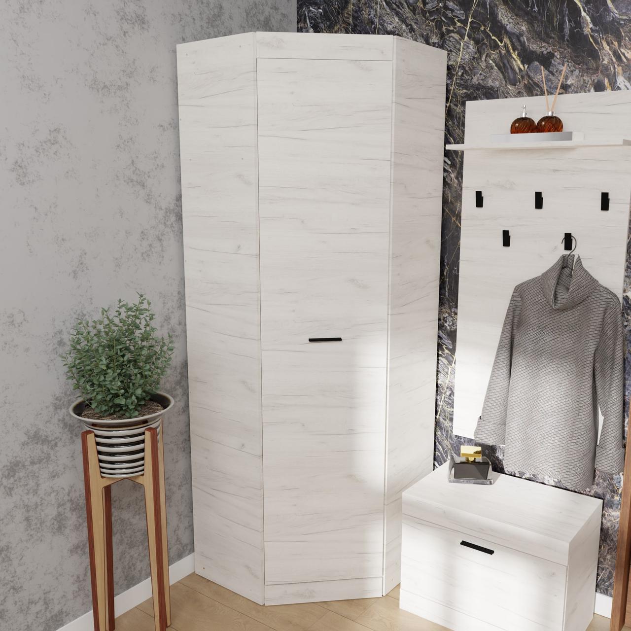 Шкаф Эверест Соната-700 700х700х2050 мм Крафт белый (ЕВ20397) - фото 3 Шкаф Эверест Соната-700 700х700х2050 мм Крафт белый (ЕВ20397) - фото 3