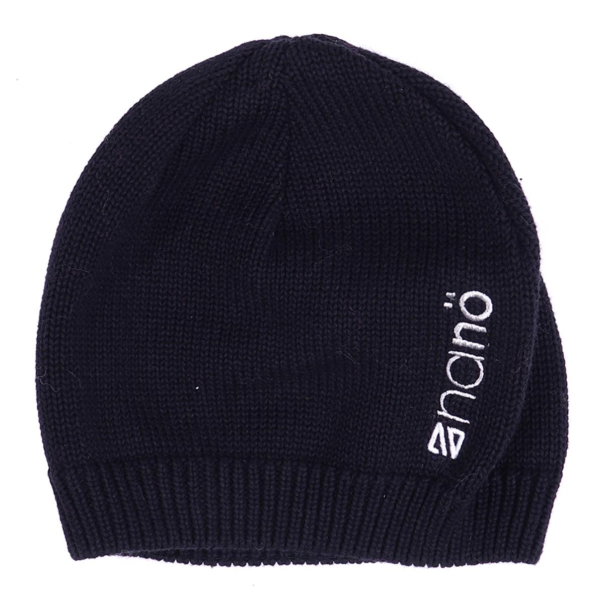 Шапка вязаная для мальчика Nano F16TUT200 демисезонная 52-53 см Черный (F16TUT200-Black-5/6x)