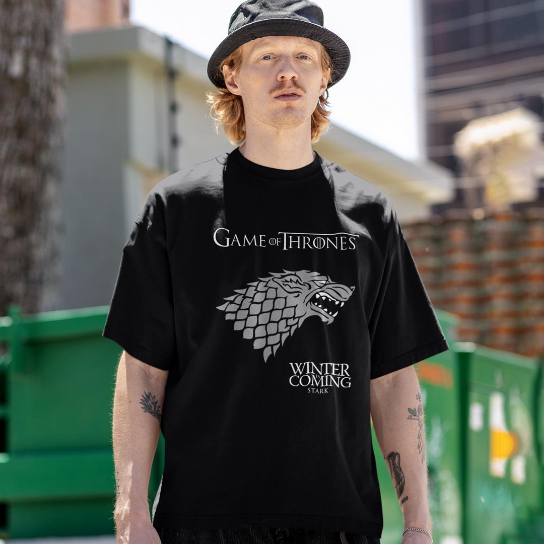 Футболка унисекс Game of Thrones Winter Is Coming S Черный (0000016835)