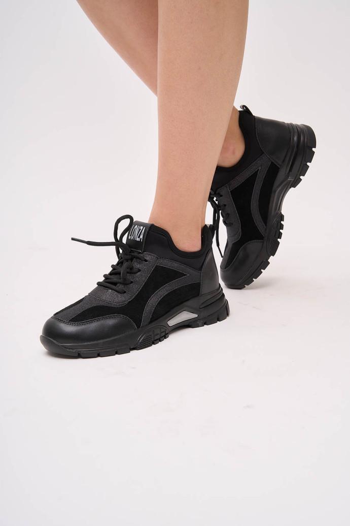 Кросівки жіночі LONZA р. 36 Чорний (174567) - фото 2 Кросівки жіночі LONZA р. 36 Чорний (174567) - фото 2