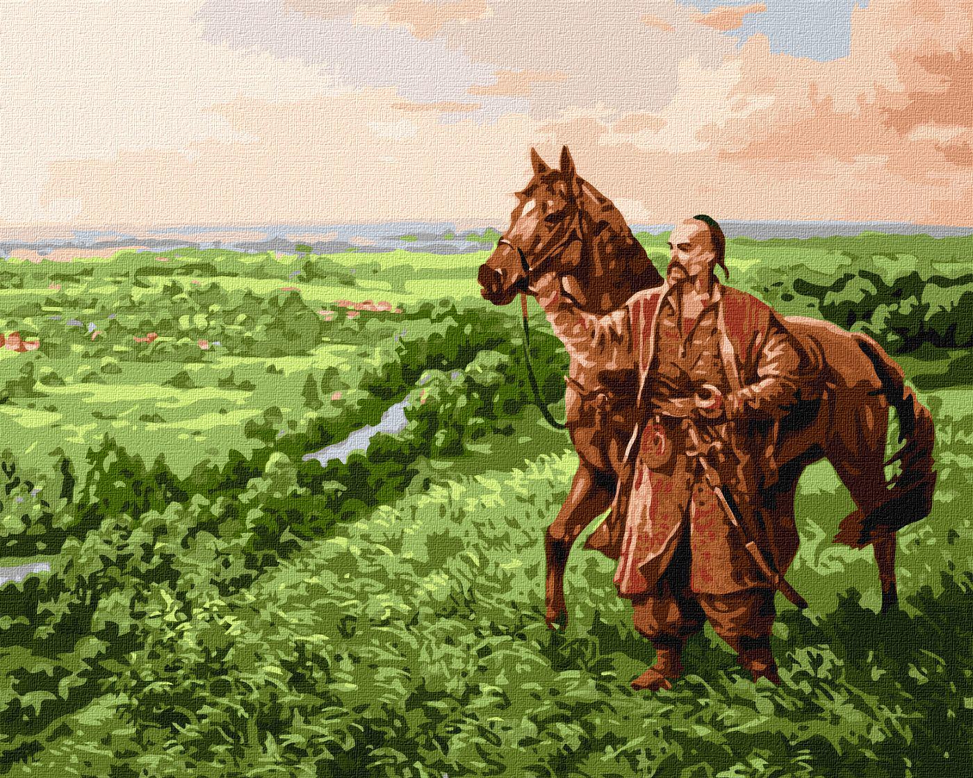 Картина по номерам ІДЕЙКА Казацкий дух 40х50 (KHO4992)