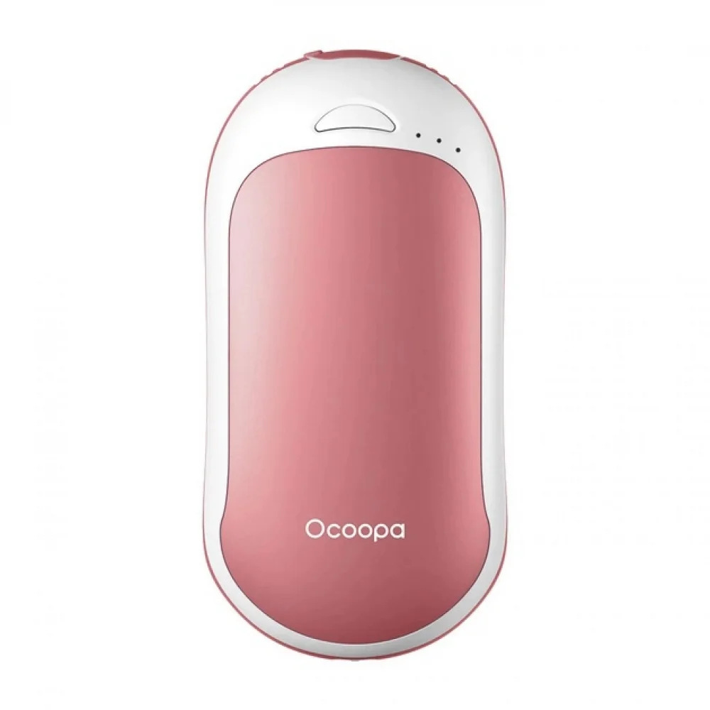 Повербанк-грелка Ocoopa Power Delivery Heater Hotpal PD 5000 mAh Розово-белый