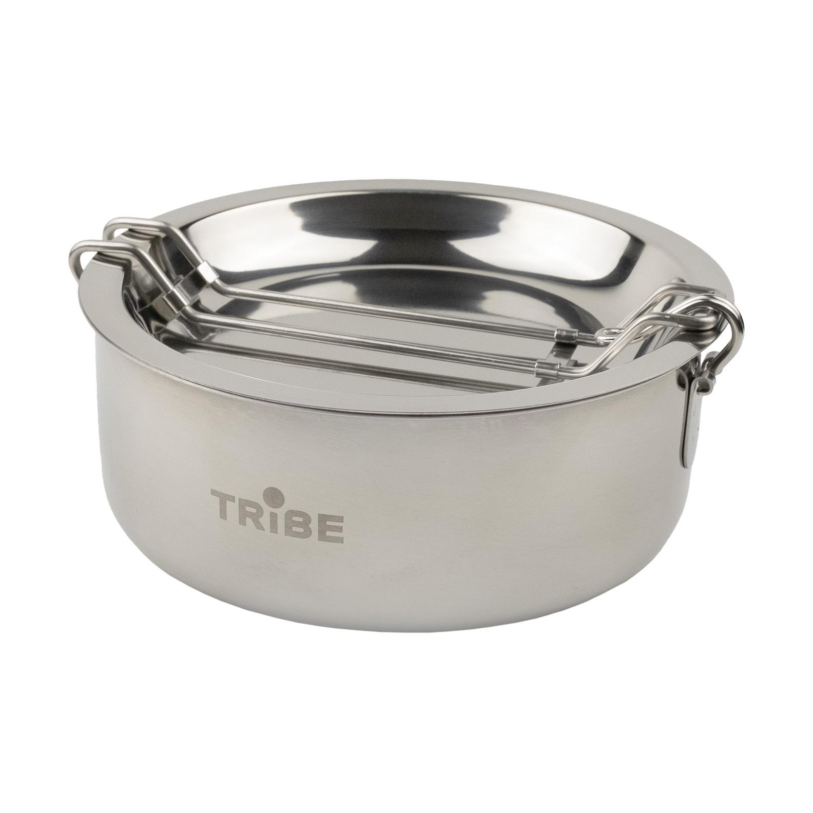 Набір посуду Tribe Tourist Set з нержавіючої сталі 1,2 л (T-FG-0008-metal) - фото 3