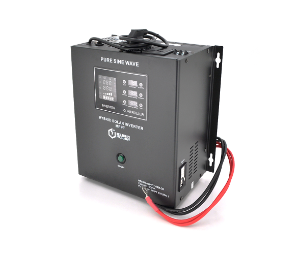 Инвертор гибридный 1-фазный Europower RTSWm-MPPT-1000LCD 700W 10A 1 MPPT LCD display Black (RTSWm-MPPT-1000LCD)