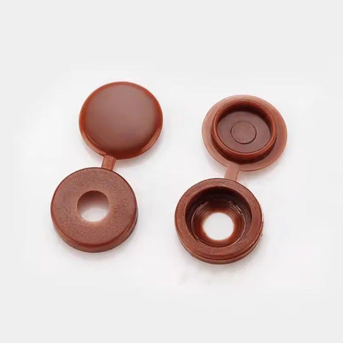 Колпачки под саморезы декоративные пластиковые Коричневый 20 шт. (30284962)