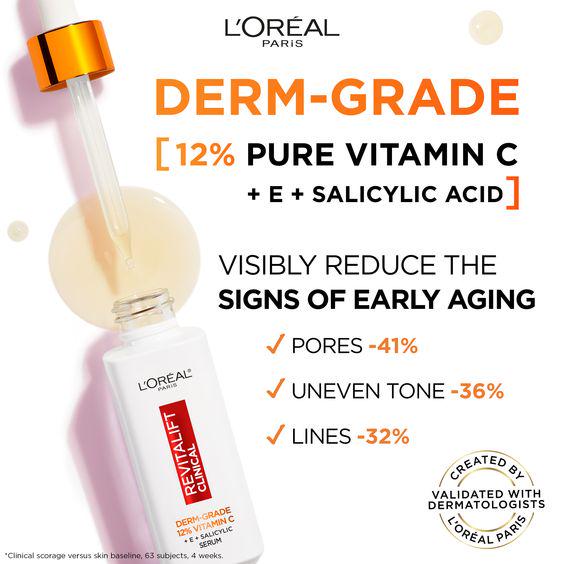 Сыворотка с витамином L'Oreal Paris Revitalift Clinical Vitamin C 30 мл - фото 2