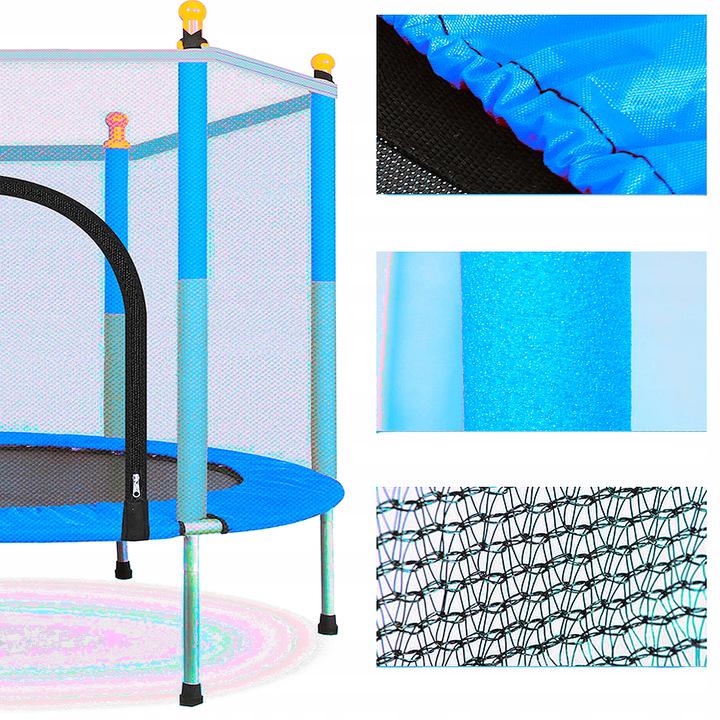 Батут Homart з зовнішньою сіткою та м'ячем 140 см (9762) - фото 3 Батут Homart з зовнішньою сіткою та м'ячем 140 см (9762) - фото 3