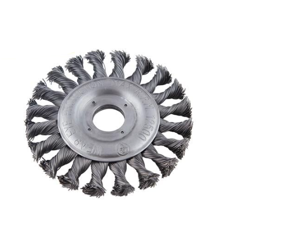 Щетка дискообразная пучки крученой проволоки 115х22,23